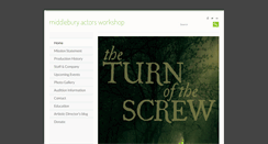 Desktop Screenshot of middleburyactors.org